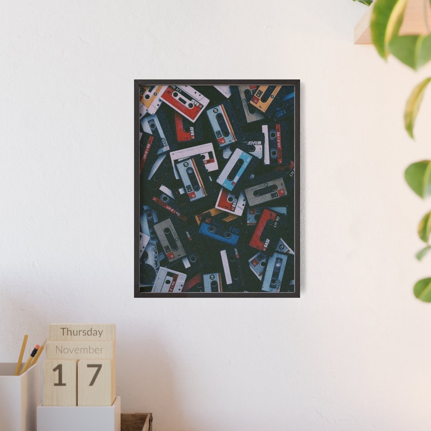 Retro Cassettes Poster