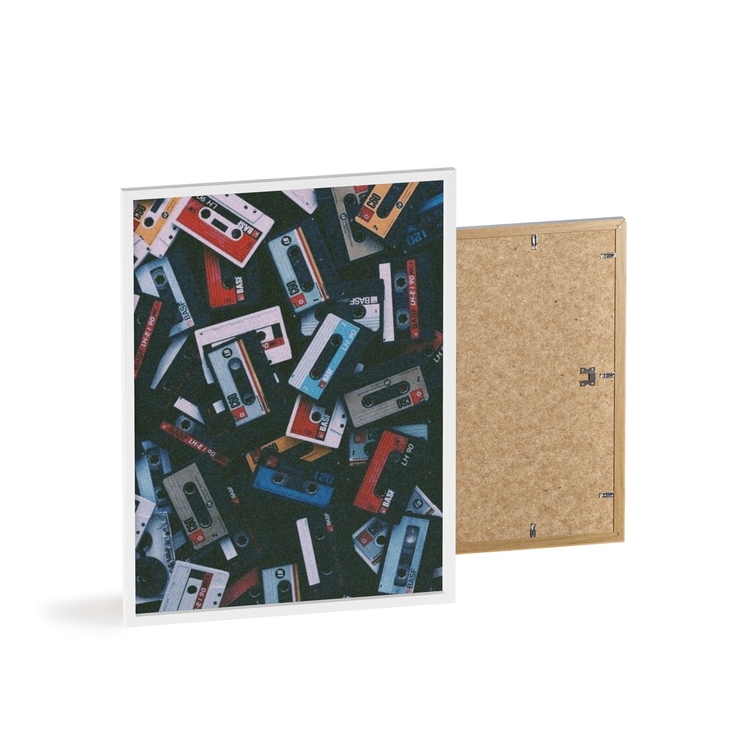 Retro Cassettes Poster