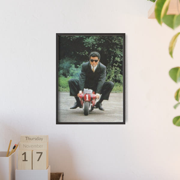 Businessman Pocketbike Poster