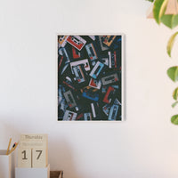 Retro Cassettes Poster