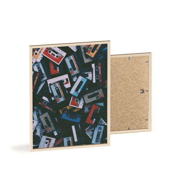 Retro Cassettes Poster